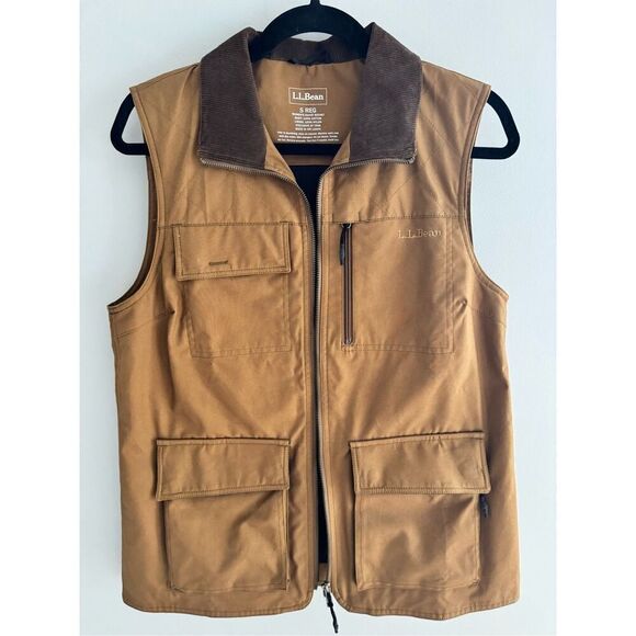 L.L. Bean Women’s Traveler's TEKCotton Vest Saddle Small - Picture 7 of 9